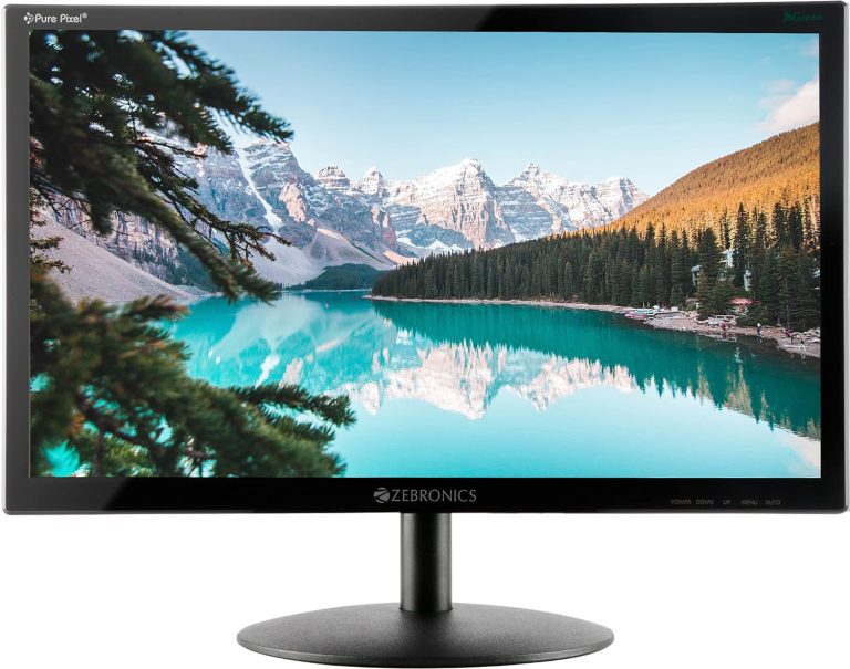 ZEBRONICS Zeb-V19Hd 18.5 Inch (46.99 Cm) Led Monitor with Supporting Hdmi, Vga I…
